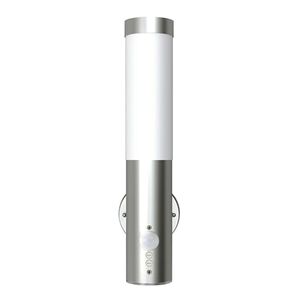 vidaXL Utend&oslash;rs vegglamper 2 stk. med bevegelsessensor rustfritt st&aring;l