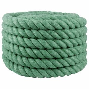 vidaXL Jute tau 40 mm Gr&oslash;nn 100% Tossa jute