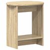 vidaXL Sidetabell Sonoma eik 50 x 39,5 x 55 cm Konstruert tre