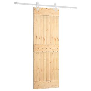 vidaXL Skyved&oslash;r 70 x 210 cm Massiv Furu Tre (Ubehandlet)