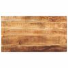 vidaXL Bordplate 120x60x1,5 cm rektangul&aelig;r grovt heltre mango
