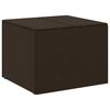 vidaXL Putekasse brun 291L cm polyrotting