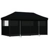 vidaXL Partytelt Svart 292 x 580 x 315 cm Oxford Stoff