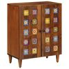 vidaXL Serviesskap Valn&oslash;tt 60 x 33 x 75 cm Massiv mango tre