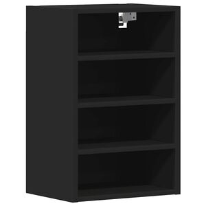 vidaXL Hengende skap "Riga" svart 40x29,5x60 cm konstruert tre