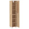 vidaXL Highboard sonoma eik 34,5x34x180 cm konstruert tre