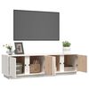 vidaXL TV-benk hvit 140x40x40 cm heltre furu