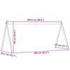 vidaXL Tak for barneseng 209x85,5x88 cm heltre furu