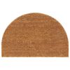 vidaXL D&oslash;rmatte naturlig halvrund 40x60 cm tuftet kokosfiber