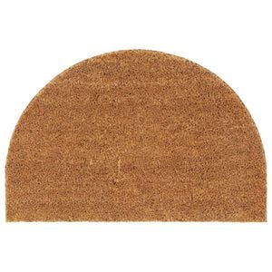 vidaXL D&oslash;rmatte naturlig halvrund 40x60 cm tuftet kokosfiber