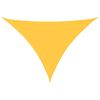 vidaXL Solseil oxfordstoff trekantet 3x3x4,24 m gul