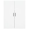 vidaXL Highboard hvit 69,5x34x180 cm konstruert tre