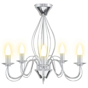 vidaXL Krone E14 Metall Krom &Oslash; 52 x 47 cm