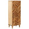vidaXL Oppbevaringsskap Brun 40 x 33,5 x 110 cm Massiv mango tre