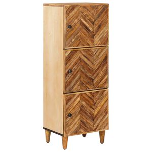vidaXL Oppbevaringsskap Brun 40 x 33,5 x 110 cm Massiv mango tre