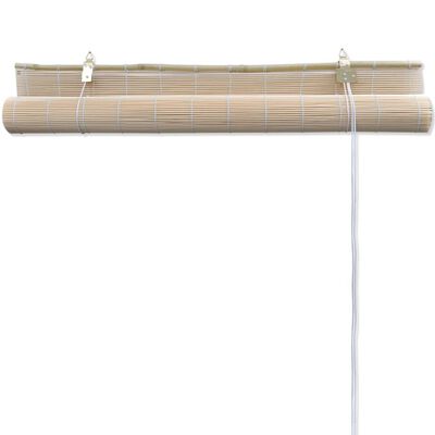 vidaXL Rullegardiner naturlig bambus 2 stk 120x160 cm