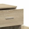 vidaXL Skjenker 2 stk sonoma eik 79x38x80 cm konstruert tre