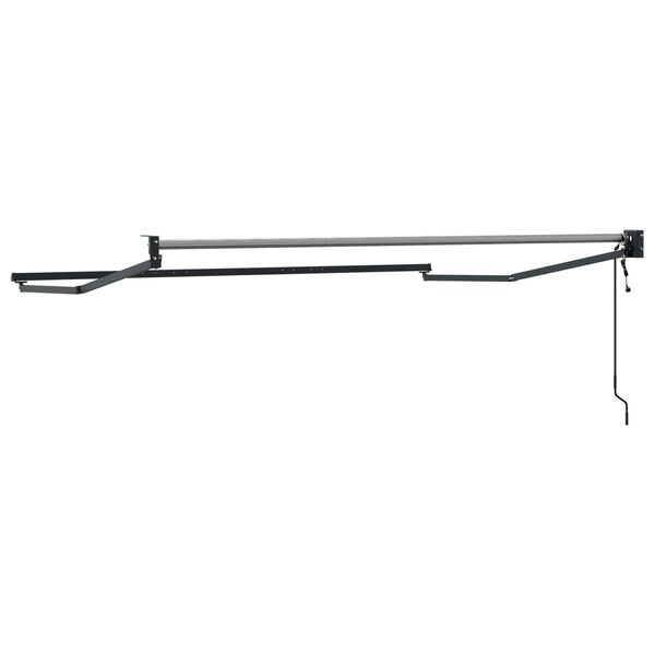 vidaXL Elektrisk uttrekkbar markiseramme Antrasitt 3,5 x 2 m Aluminium