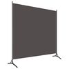 vidaXL Romdeler antrasitt 175x180 cm stoff