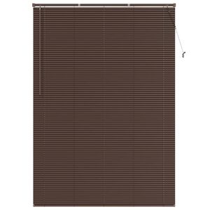 vidaXL Venetiansk persienne M&oslash;rk Brun med M&oslash;nster 213 x 130 cm PVC