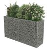 vidaXL Gabion h&oslash;ybed galvanisert st&aring;l 180x50x100 cm