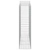 vidaXL Gabionkurver buede 40 stk 200x50x180/200 cm galvanisert jern