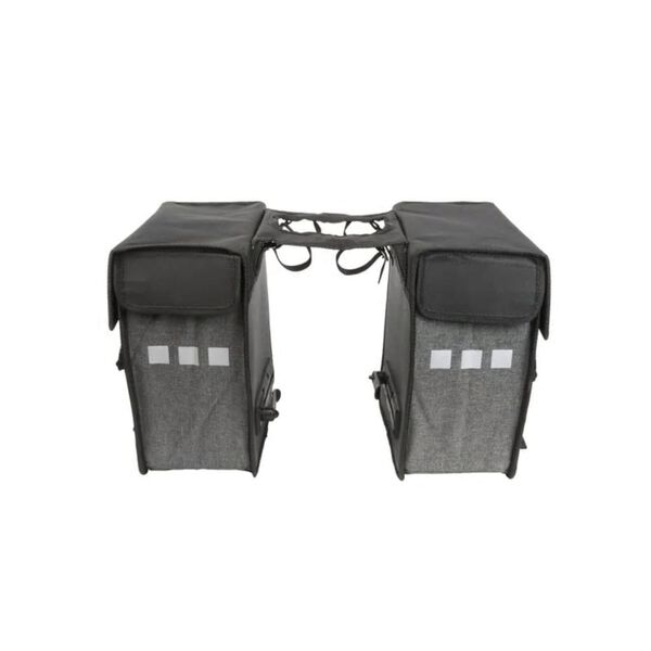 Willex Sykkelvesker 33 L svart og gr&aring; 10713