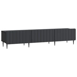 vidaXL TV-skap med skuff Svart 147 x 34,5 x 32 cm Konstruert tre