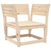 vidaXL Hagestol heltre furu