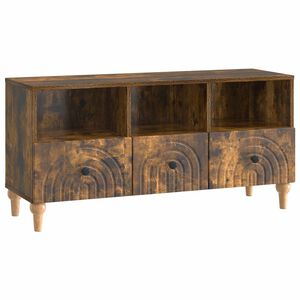 vidaXL TV-skap R&oslash;kt Eik 102 x 34,5 x 50 cm Konstruert tre