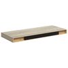 vidaXL Flytende vegghylle eik 60x23,5x3,8 cm MDF
