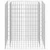 vidaXL Gabion h&oslash;ybed galvanisert st&aring;l 90x50x100 cm