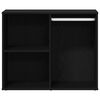 vidaXL Kosmetisk skap Svart Eik 80 x 40 x 65 cm Konstruert tre