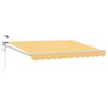 vidaXL Elektrisk Utrekkbar Markise sand 100% polyester og aluminium