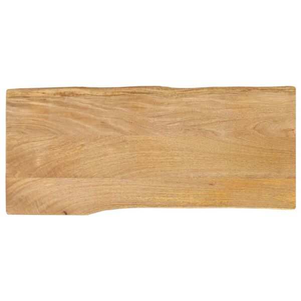 vidaXL Bordplate 90x40x3,8 cm naturlig kant heltre mango