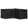 vidaXL L-formet hagem&oslash;beltrekk 16 maljer 215x215x90 cm