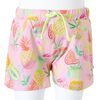 Barneshorts med snor myk rosa 140