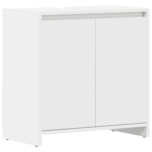 vidaXL Baderomsskap hvit 60x33x61 cm konstruert tre