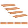 vidaXL Trappetrinn 8 stk. 80 x 30 x 2 cm Lakk Massiv b&oslash;ketre