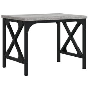 vidaXL Skriverbord gr&aring; sonoma 40x30x31 cm konstruert tre