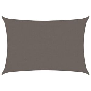vidaXL Solseil 160 g/m&sup2; antrasitt 4x5 m HDPE
