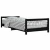 vidaXL Barnesengeramme svart 90x190 cm heltre furu