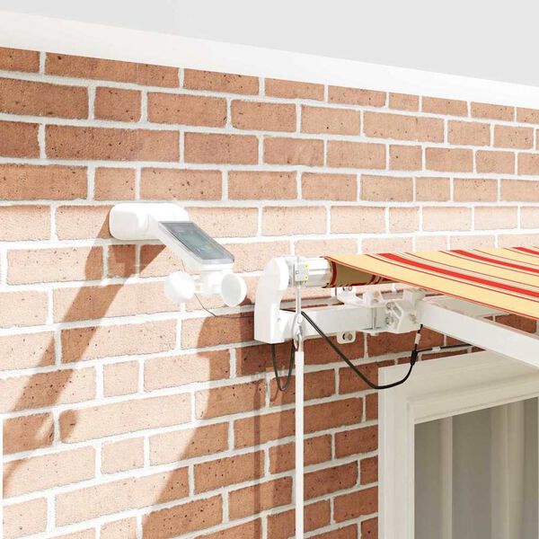 vidaXL Innvendbar Markise Gul og oransje 300 x 250 cm