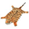 vidaXL Tigerteppe plysj 144 cm brun