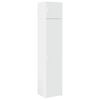 vidaXL Smalt oppbevaringsskap hvit 45x42,5x225 cm konstruert tre