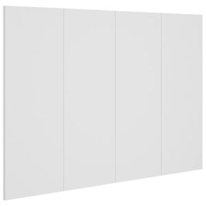 vidaXL Sengegavl hvit 120x1,5x80 cm konstruert tre