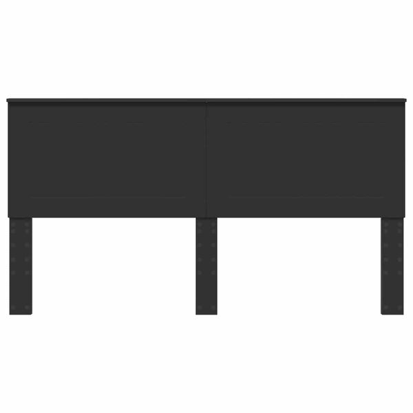 vidaXL Hodegavl Svart Eik 200 cm Konstruert tre