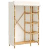 vidaXL Garderobe 110x45x170 cm bambus