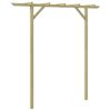 vidaXL Hagepergola 205x40x203 cm tre