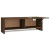 vidaXL Garderobe brun eik 100x32,5x35 cm konstruert tre
